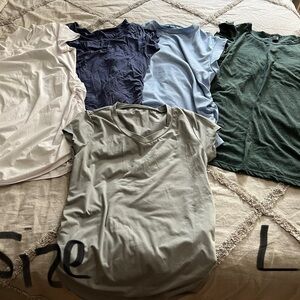 SHEIN Short Sleeve Maternity Tees - Multi-Color Pack